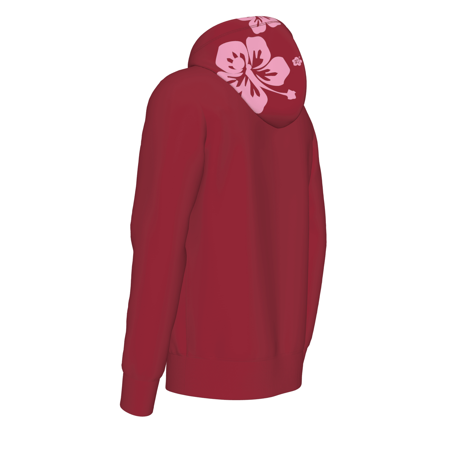 Capuzino - Hooded Sweat Women - darkred