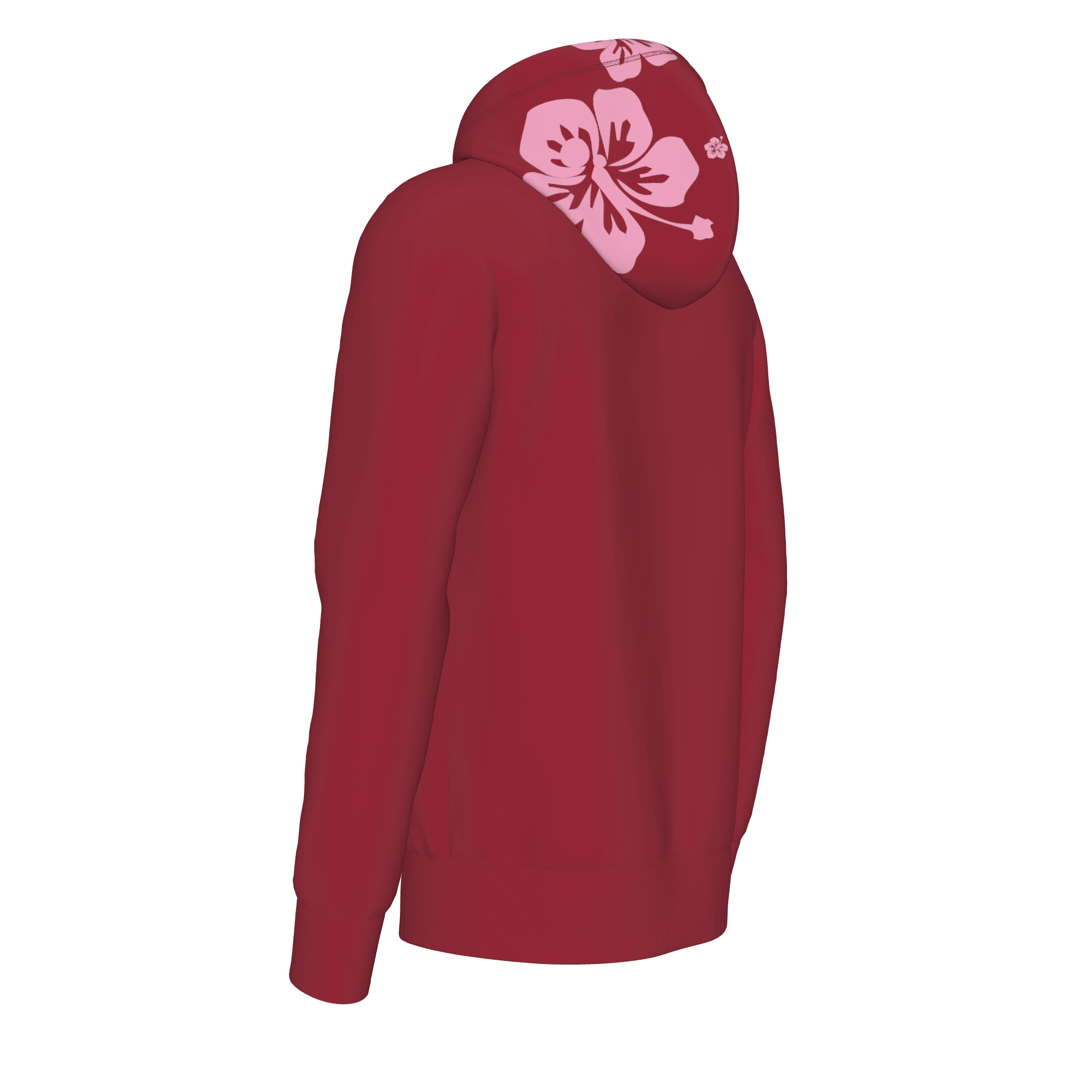 Capuzino - Hooded Sweat Women - darkred