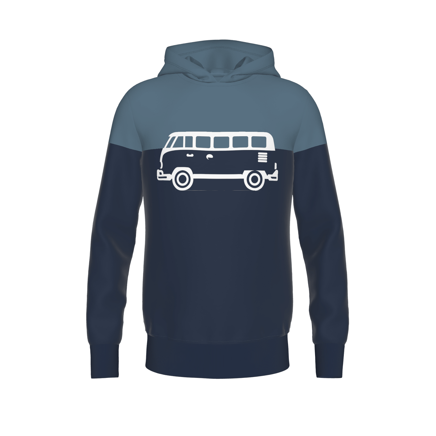 Lovelingsteil - Hooded Sweat - darknavy-bluegrey