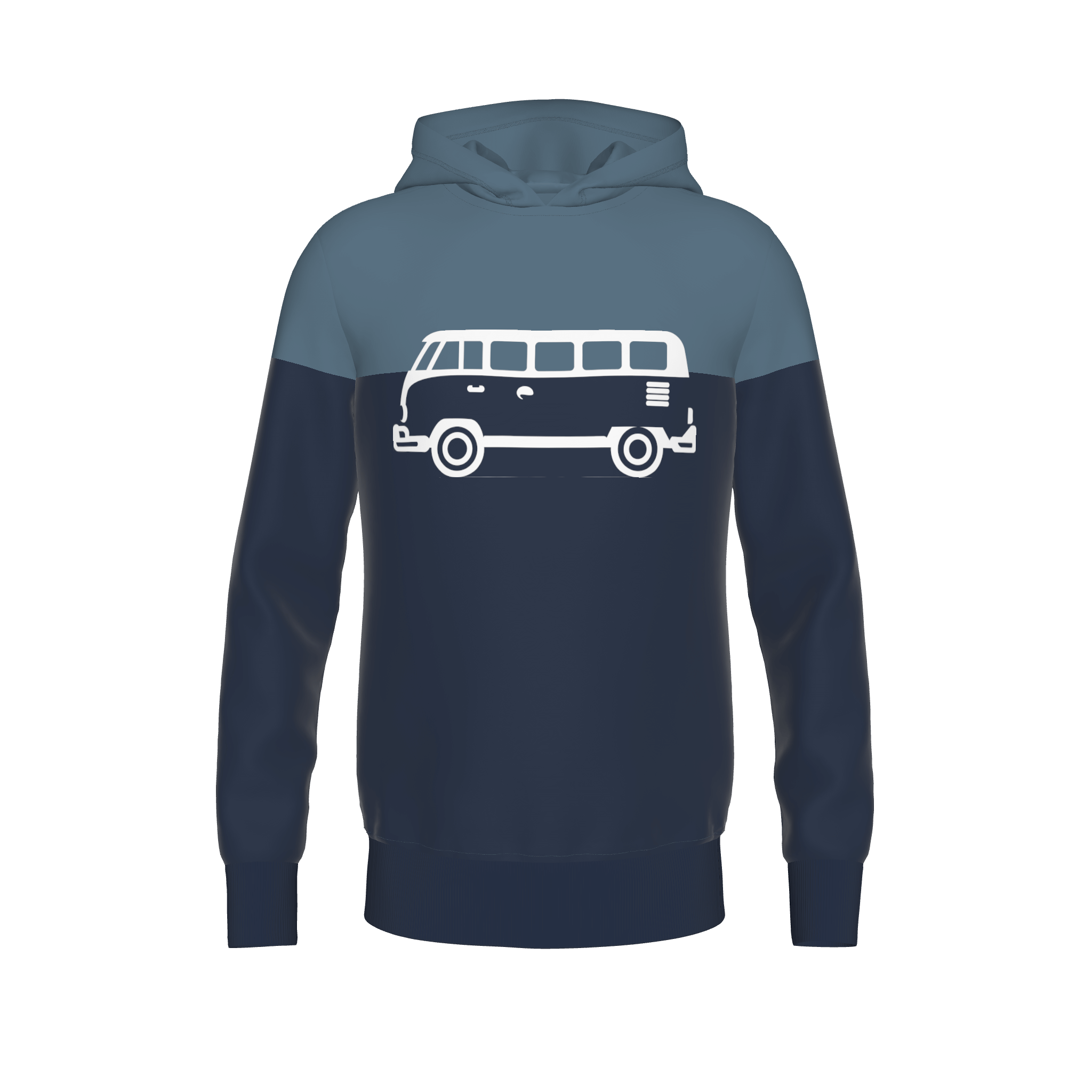 Lovelingsteil - Hooded Sweat - darknavy-bluegrey