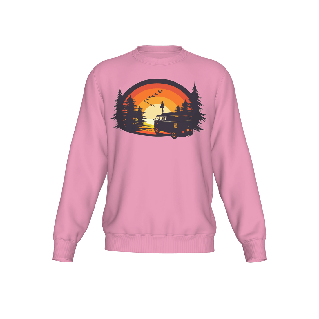 Homesweathome - Crew Neck Sweat - pink