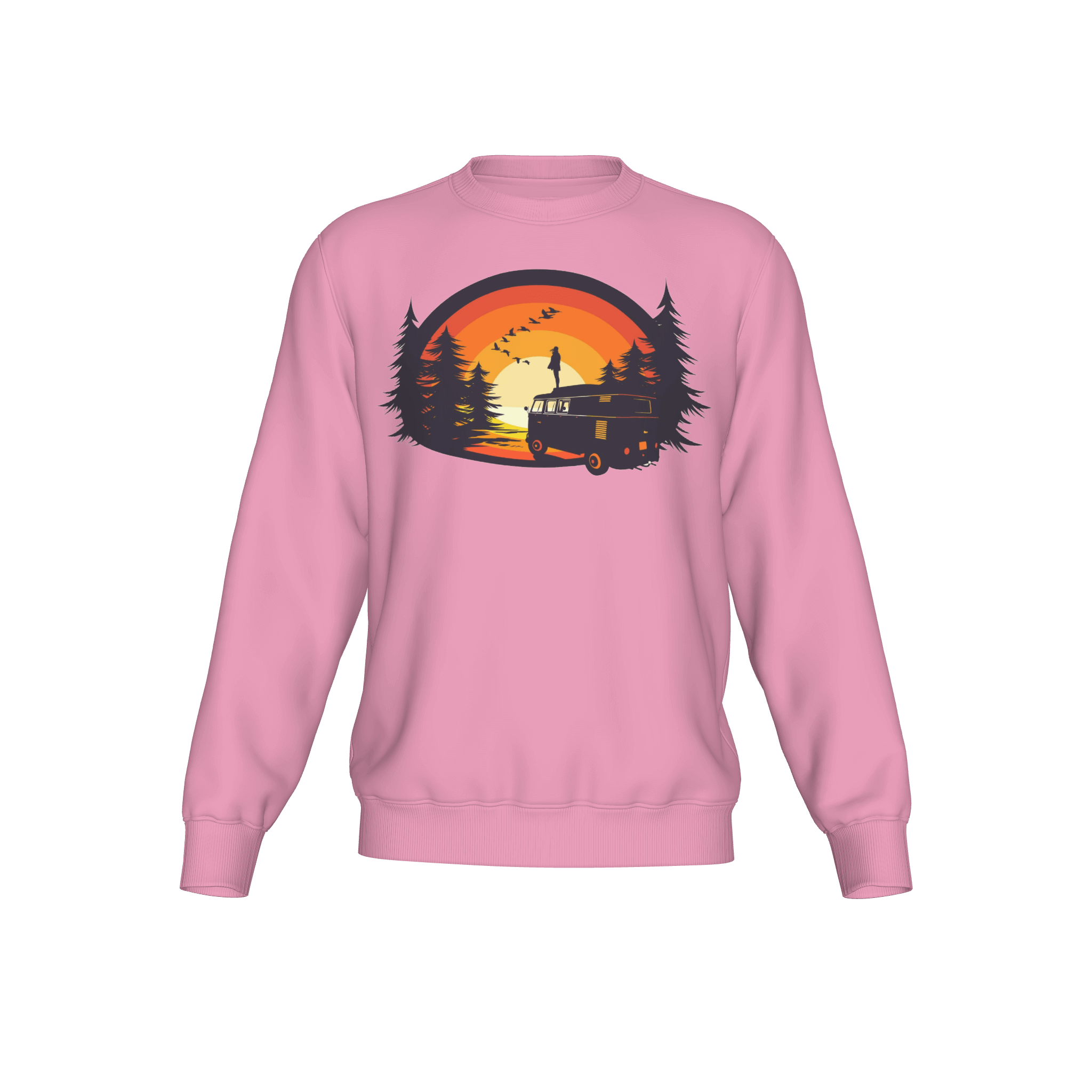 Homesweathome - Crew Neck Sweat - pink