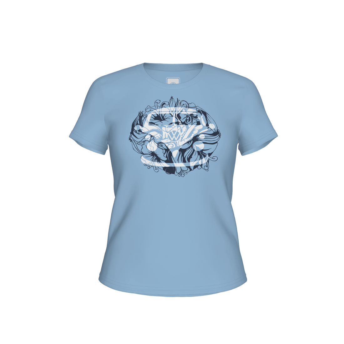 Hibisbus - T-Shirt Women - lightblue