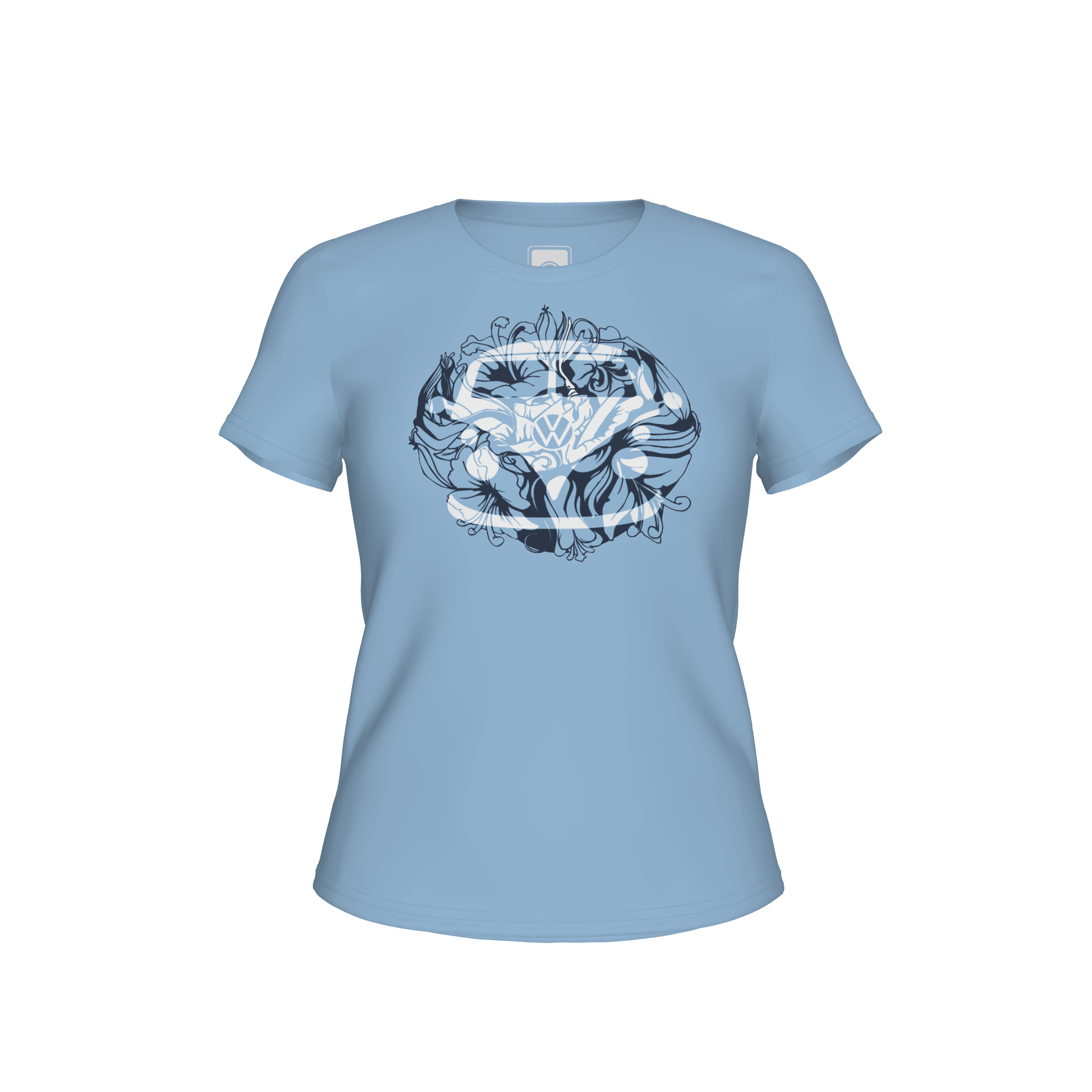 Hibisbus - T-Shirt Women - lightblue