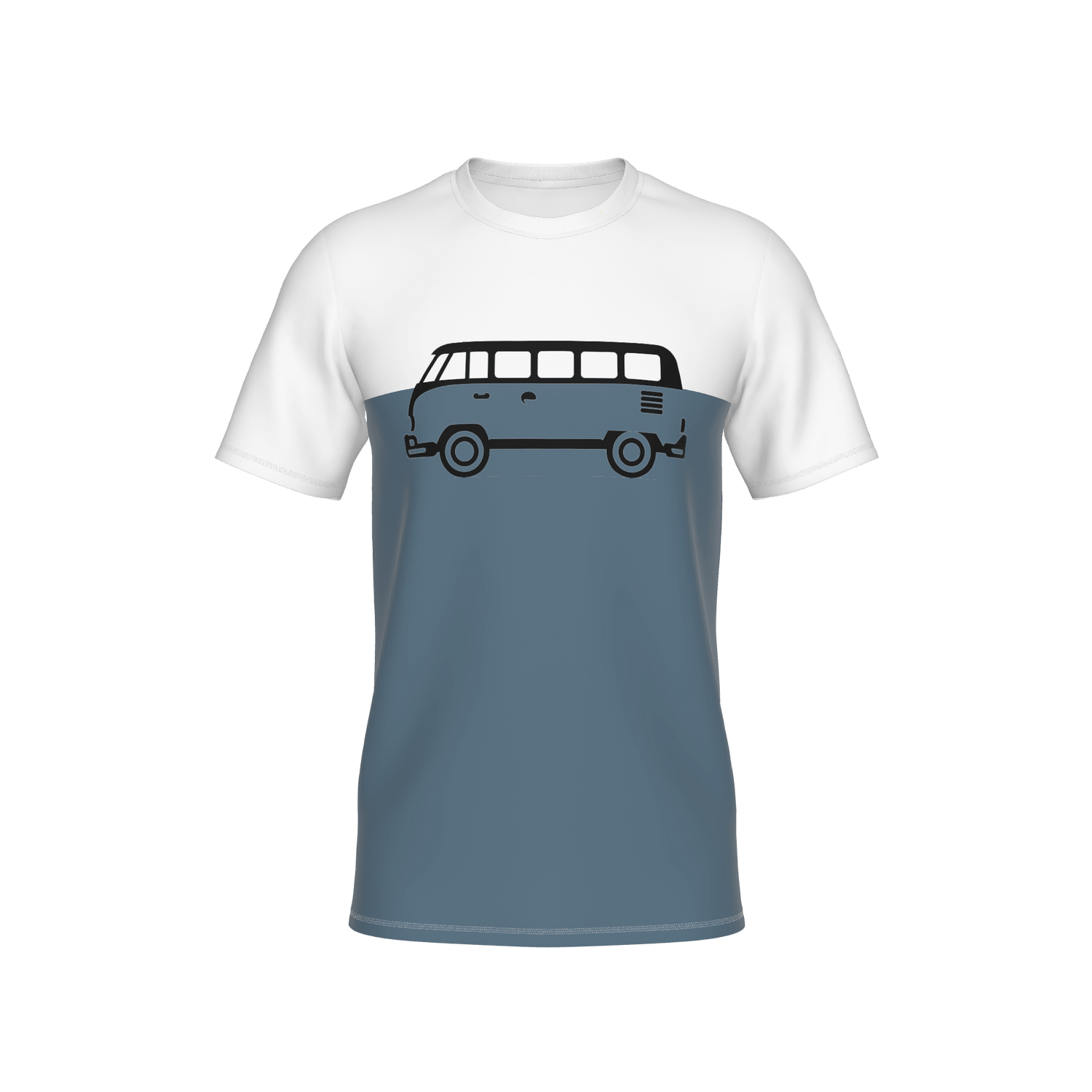 Träumweiter - T-Shirt - bluegrey-offwhite