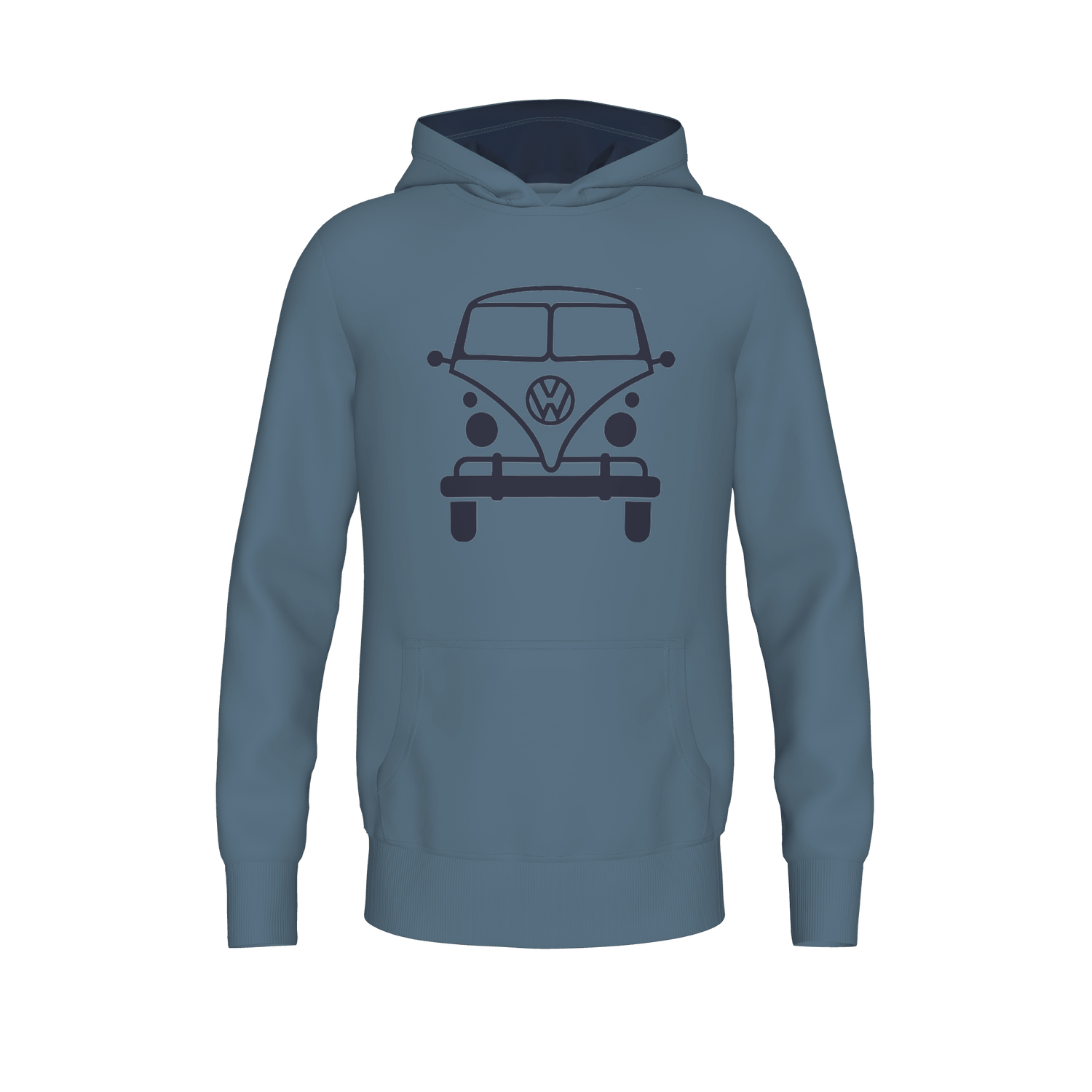 Shadow - Hooded Sweat - bluegrey