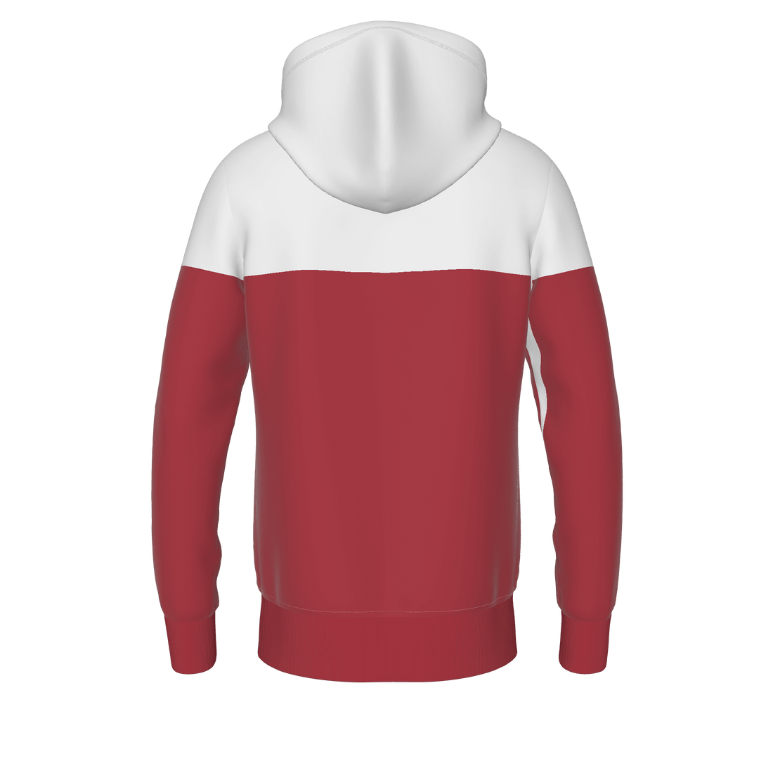 Lovelingsteil - Hooded Sweat - darkred-offwhite