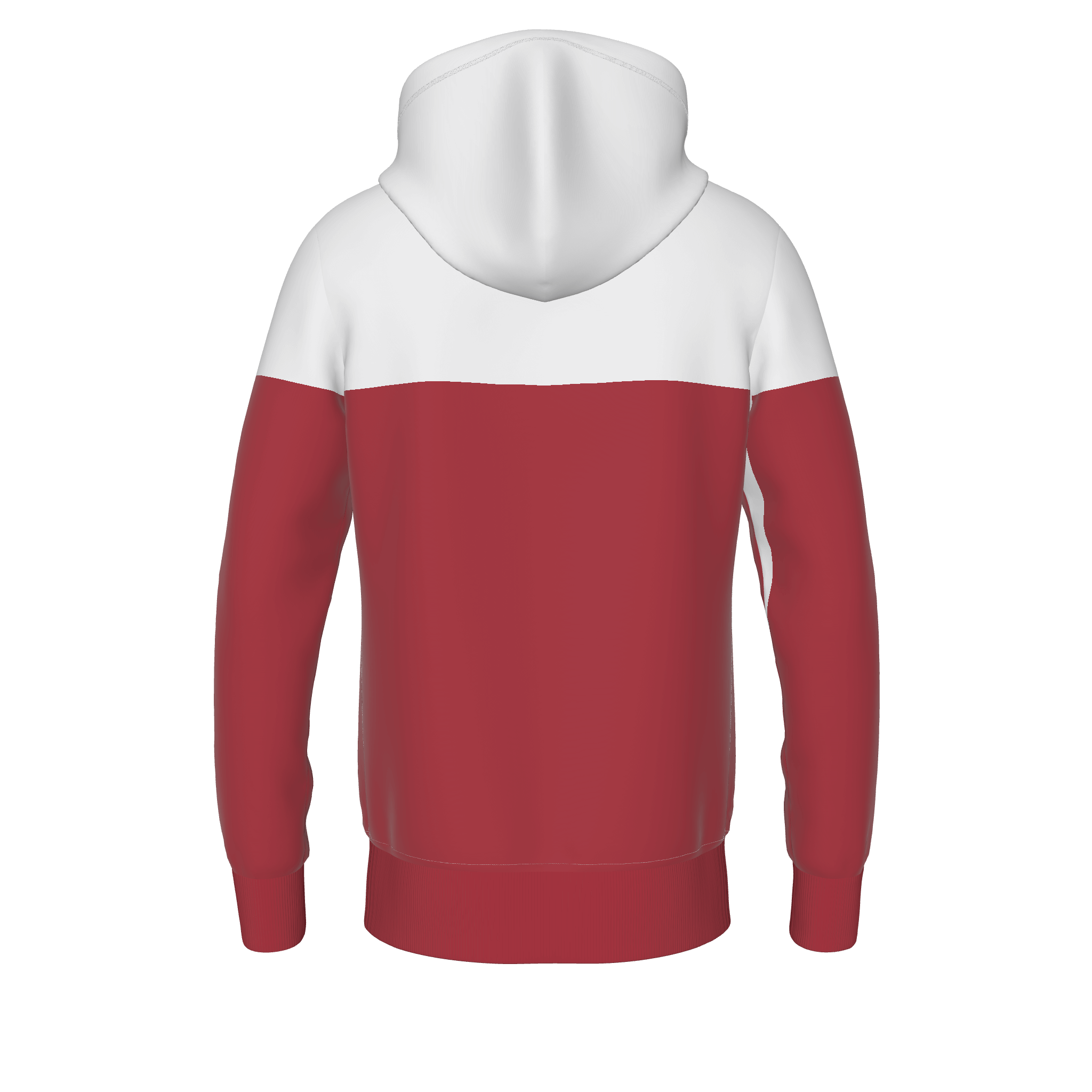 Lovelingsteil - Hooded Sweat - darkred-offwhite