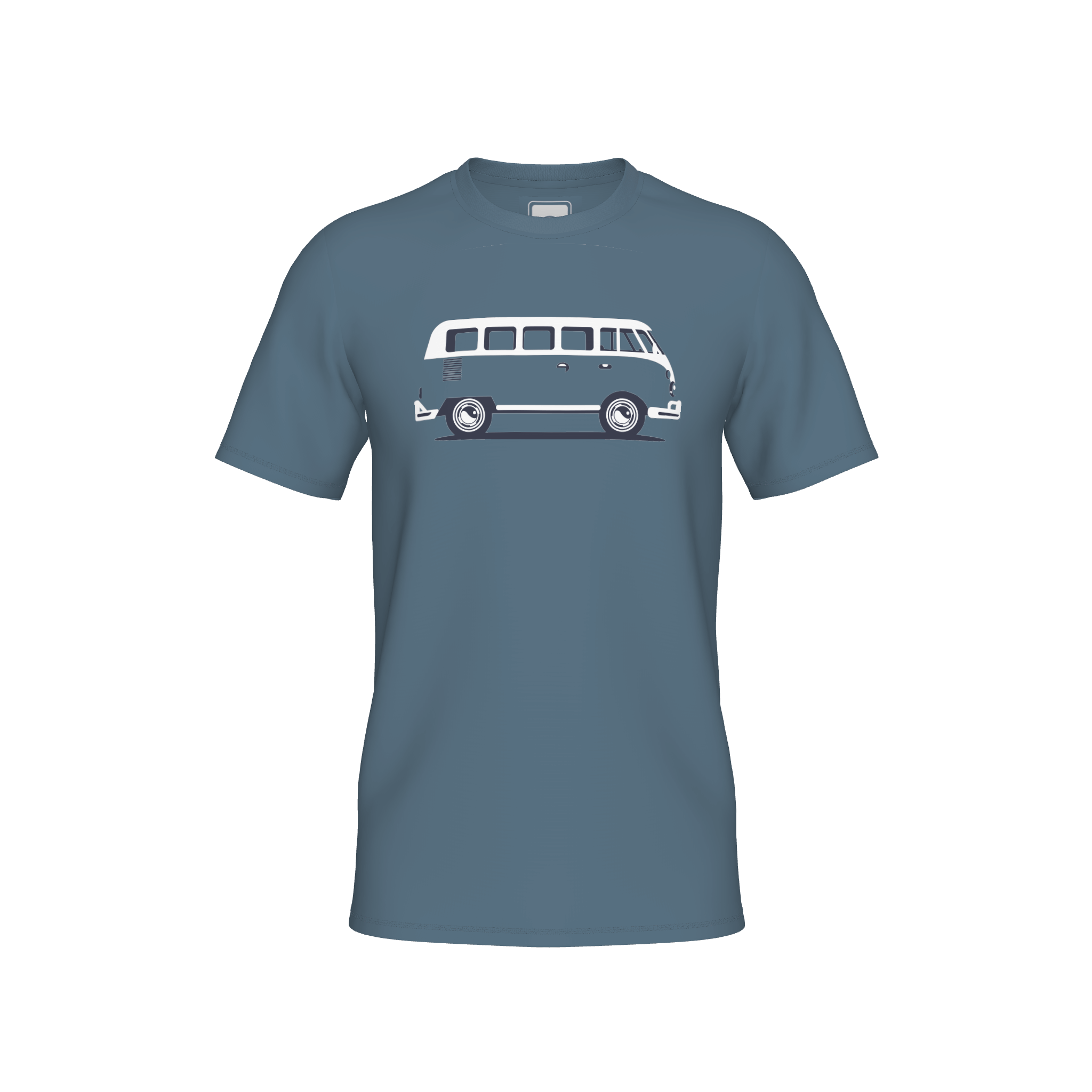 Big-T - T-Shirt - bluegrey