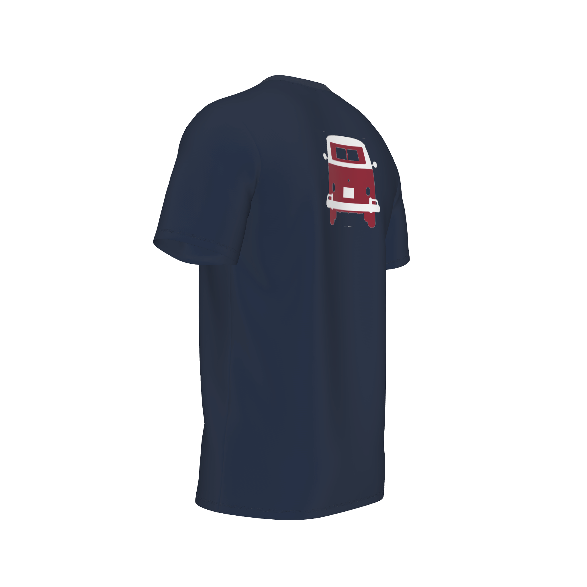 Splitty - T-Shirt - darknavy