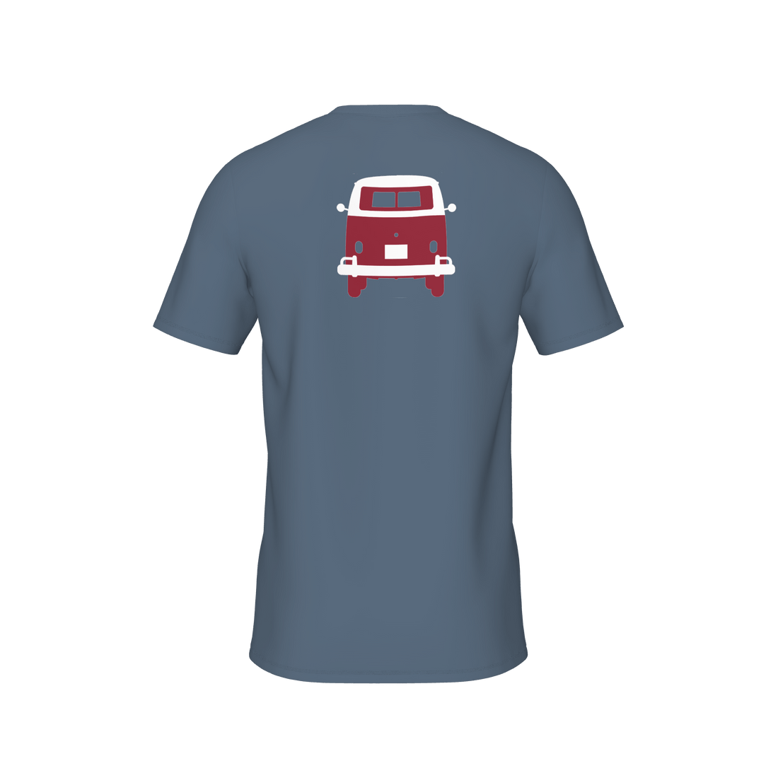 Splitty - T-Shirt - bluegrey