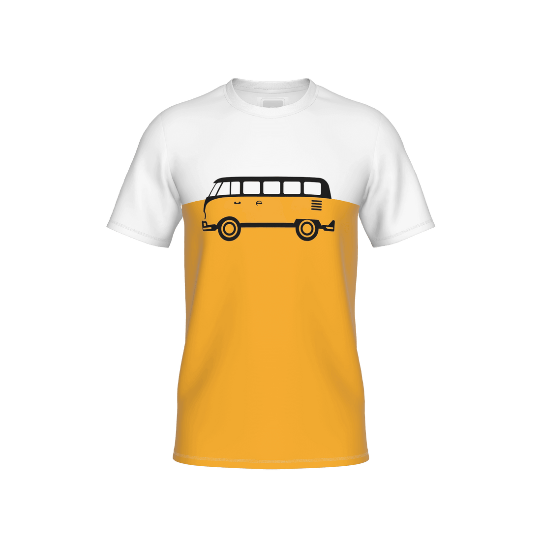 Abfahrt - T-Shirt Kids - oldgold-offwhite